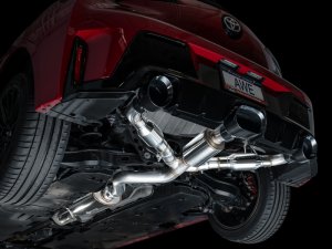 Toyota GR Corolla Performance Exhaust - AWE Tuning - Cat Back Touring Edition - Diamond Black - `23-`27